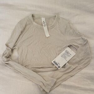 lululemon athletica Bone Long Sleeve Top